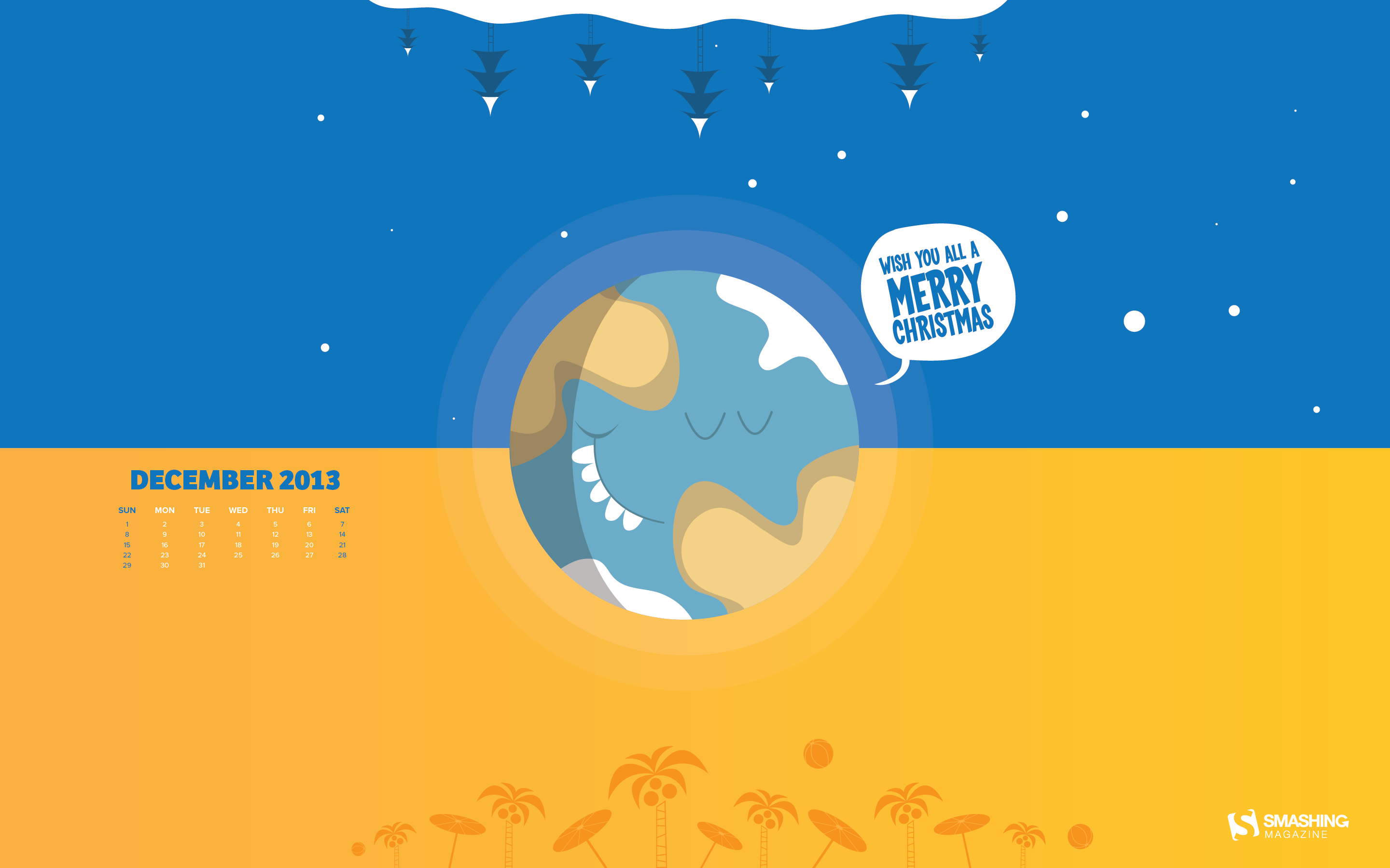 2880x1800 Desktop Wallpaper Calendars: December 2013 Christmas
