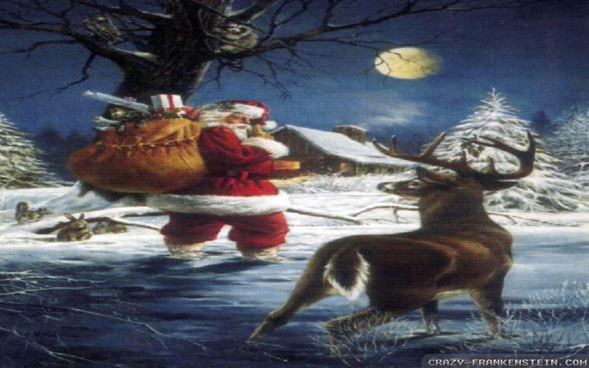 1920x1200 Christmas Reindeer wallpaper