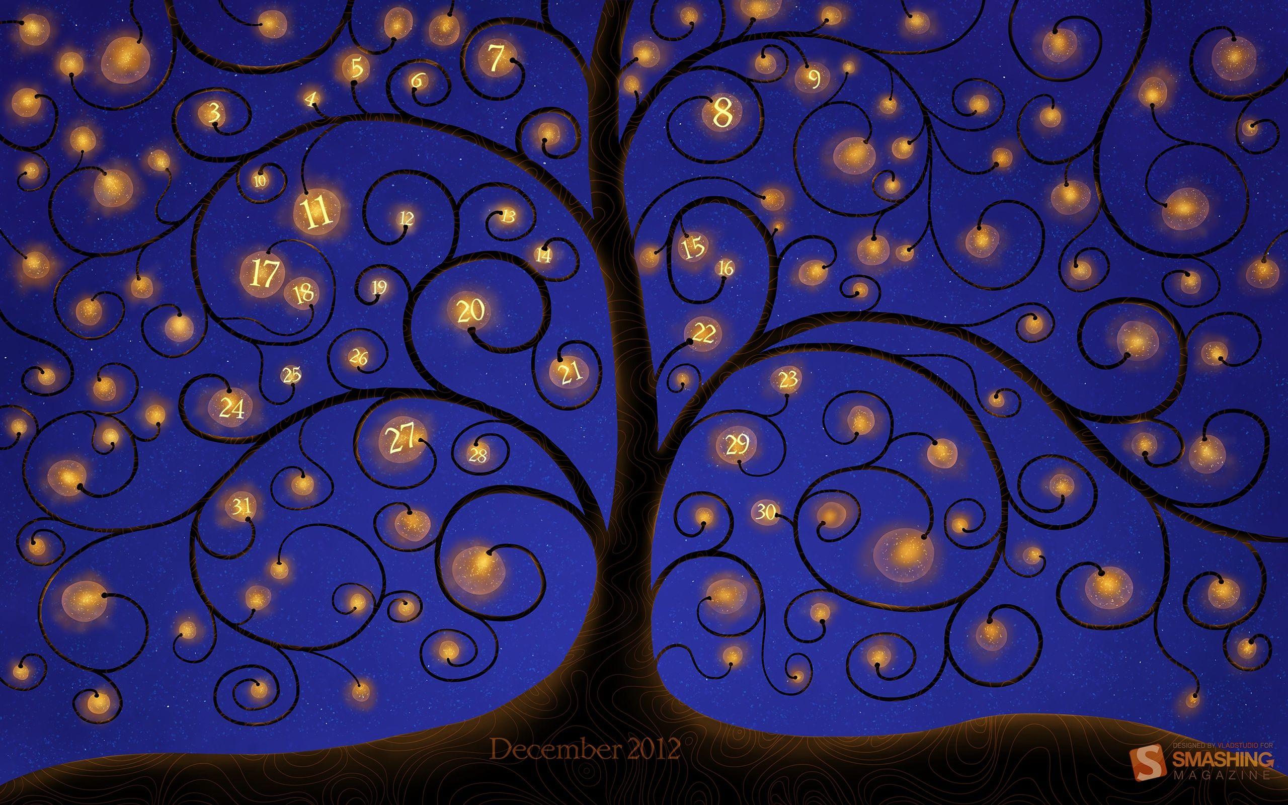 2560x1600 Tree Of Lights wallpaper. Tree Of Lights