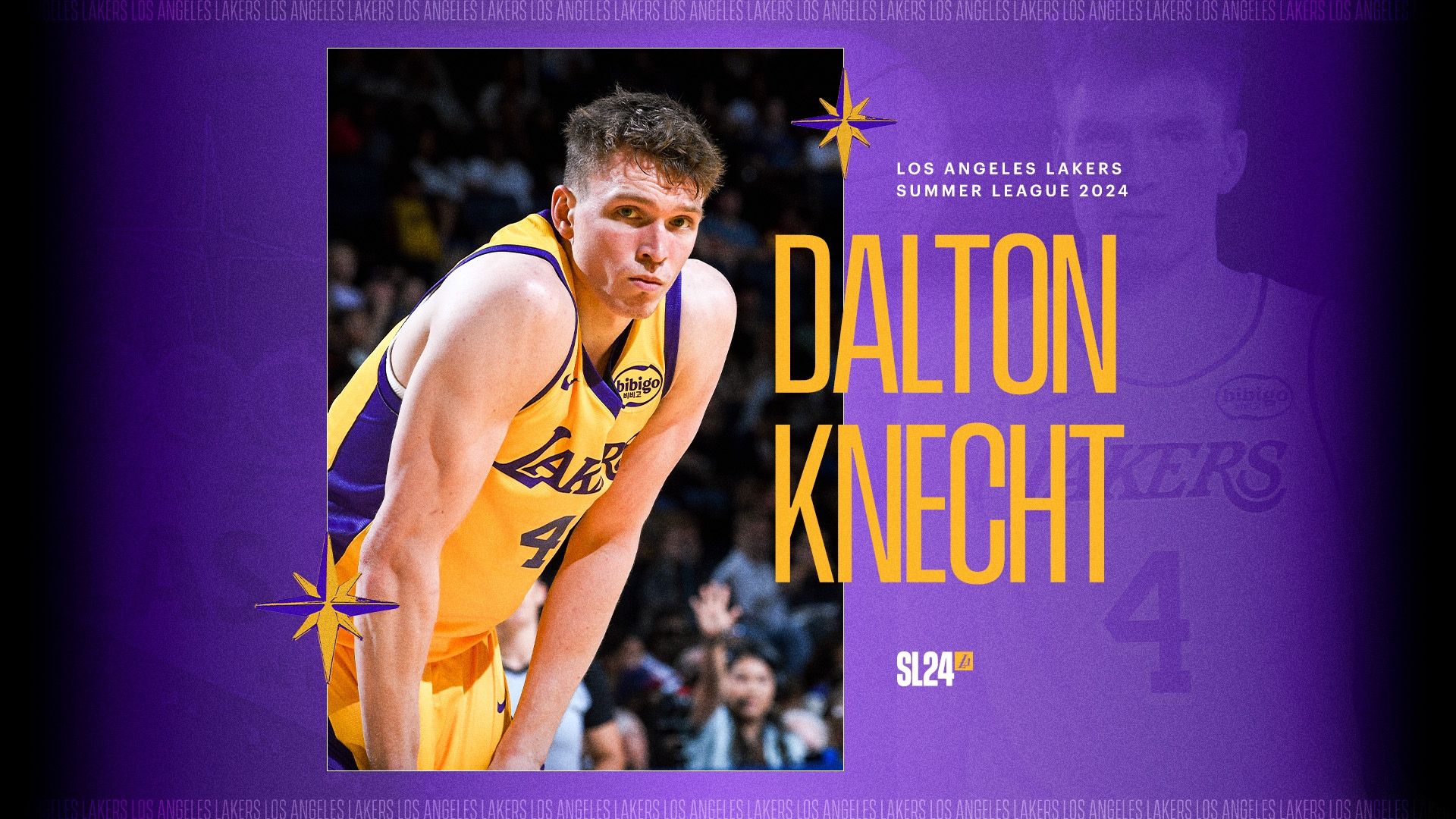 1920x1080 Dalton Knecht. Los Angeles Lakers