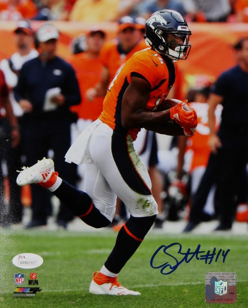 800x993 Courtland Sutton Autographed Broncos