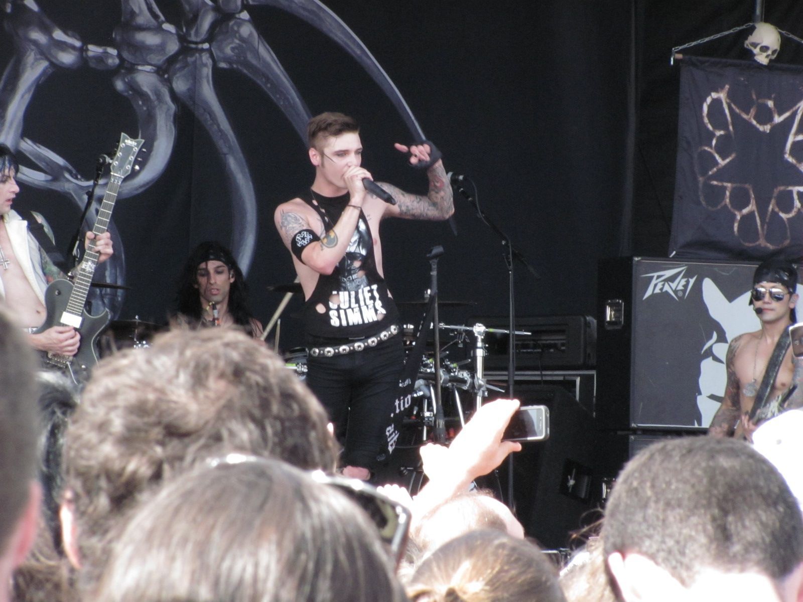 1600x1200 Black Veil Brides Warped Tour 2013