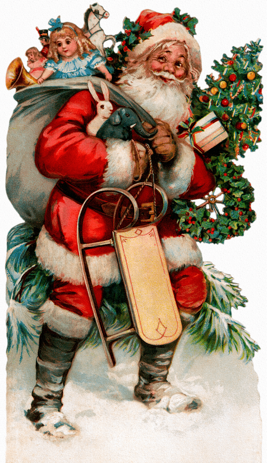 Vintage Santa Claus Wallpapers - Top Free Vintage Santa Claus ...