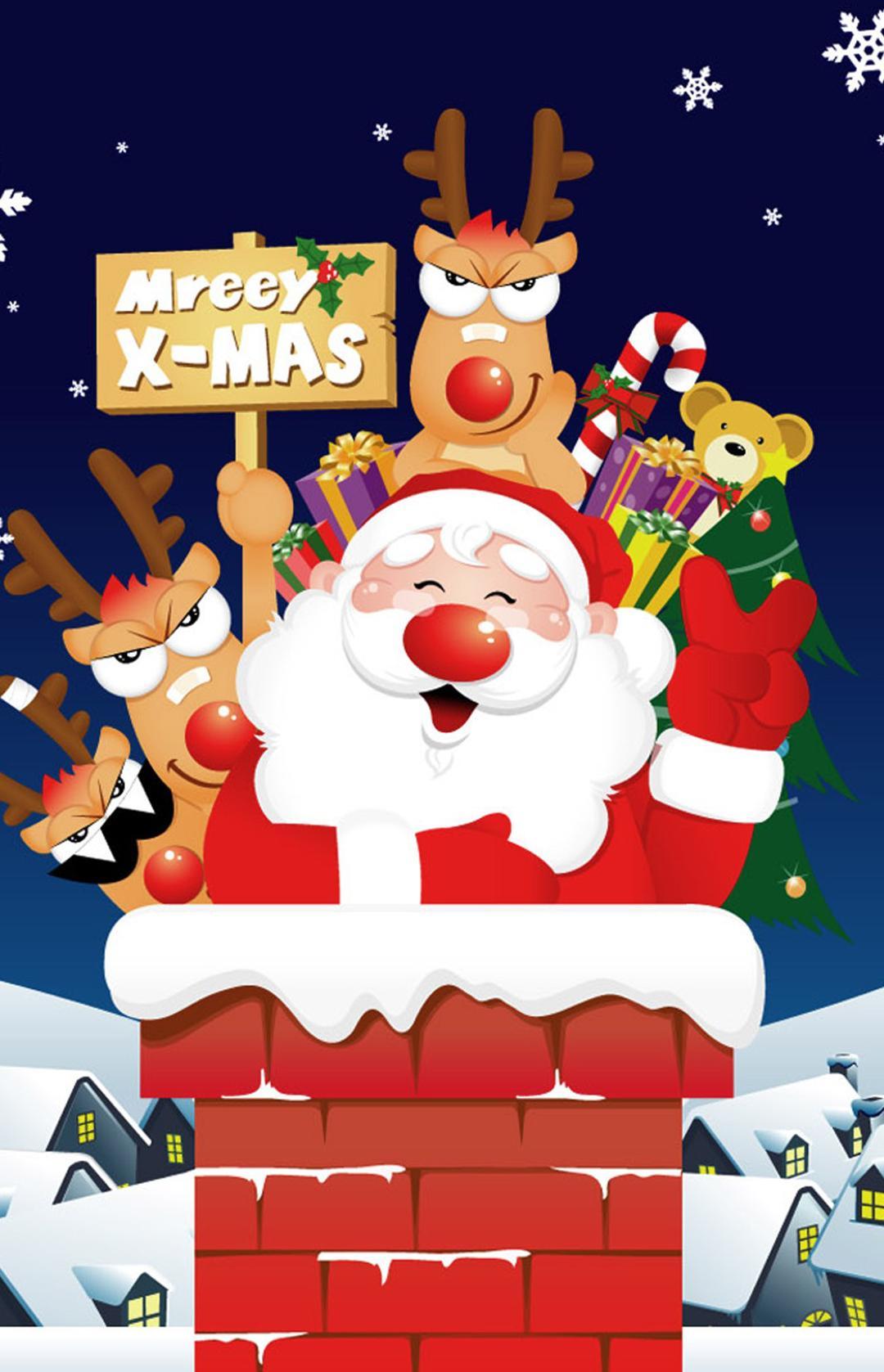 1080x1677 Santa Claus HD Wallpaper 2019 for Android