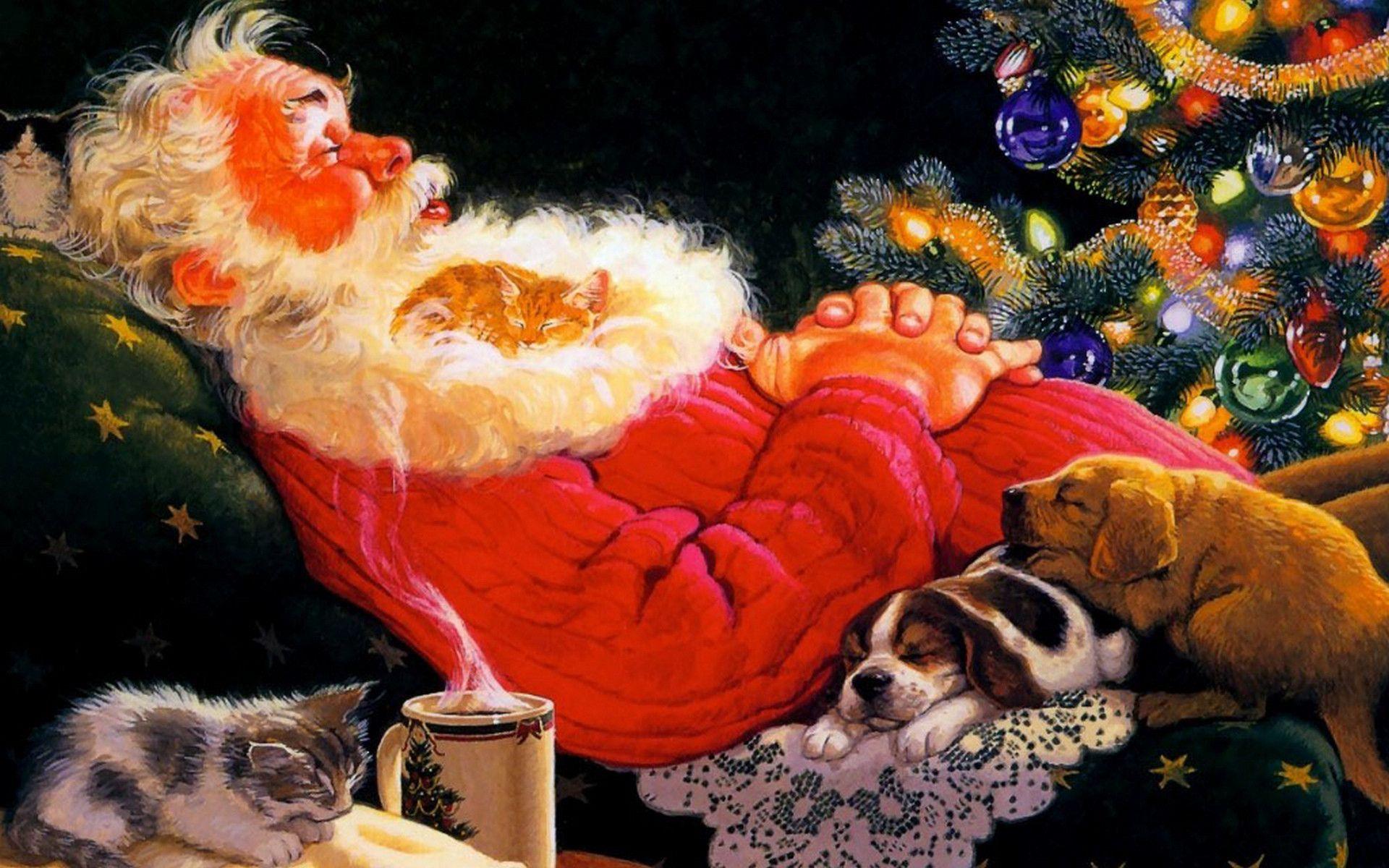 Coca-Cola Santa Wallpapers - Top Free Coca-Cola Santa Backgrounds ...