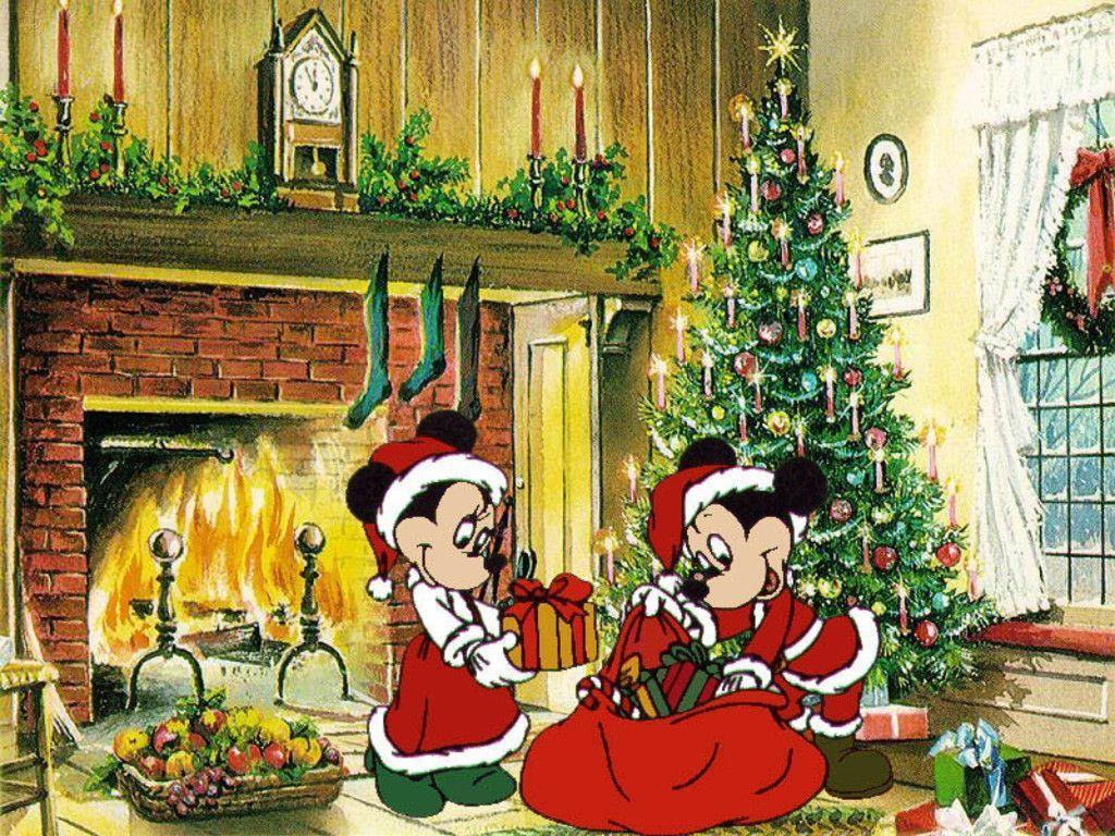 1024x768 Free Disney Christmas Wallpaper