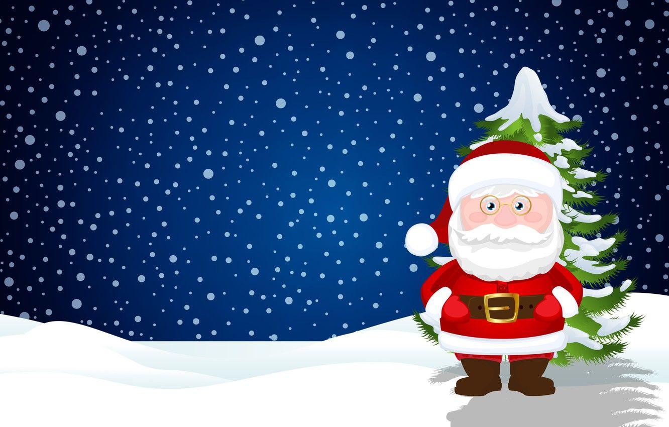 1332x850 Wallpaper Winter, Minimalism, Snow, New Year, Christmas