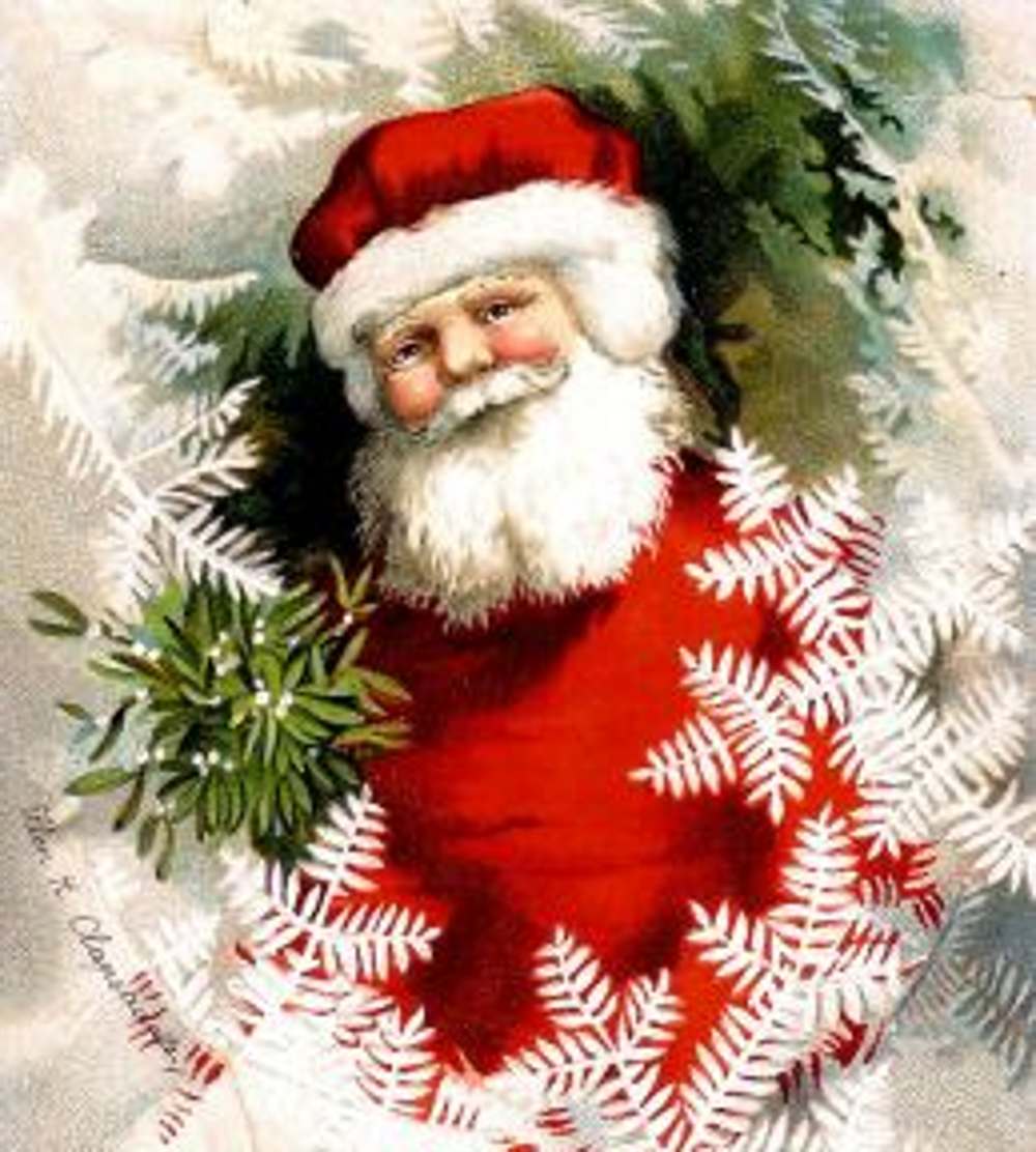 Vintage Santa Wallpapers - Top Free Vintage Santa Backgrounds ...