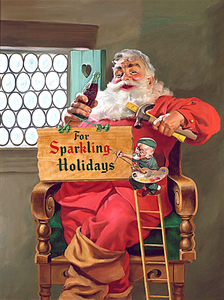 860x1148 Cocacola new year santa claus wallpaper
