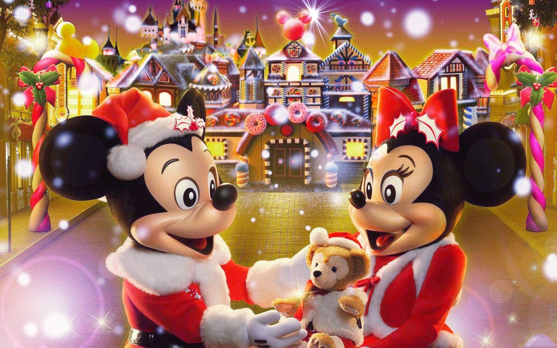 1920x1200 Disney Christmas Background Wallpaper