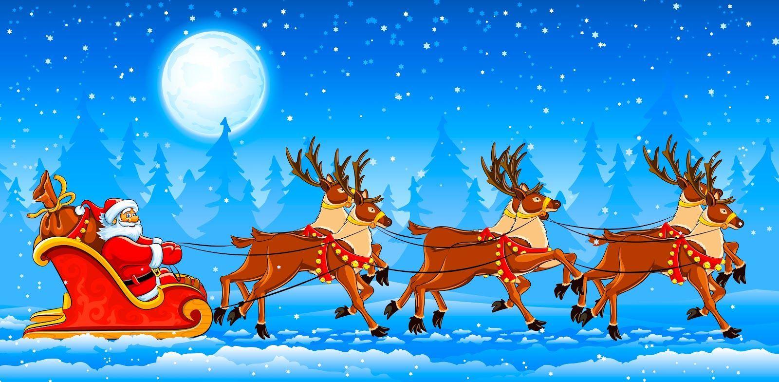 1600x784 Christmas Day With Incredible Santa Claus Wallpaper