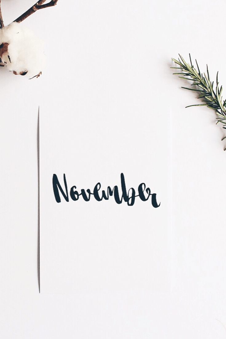 735x1102 Hello November!. S E A S O N S. November wallpaper