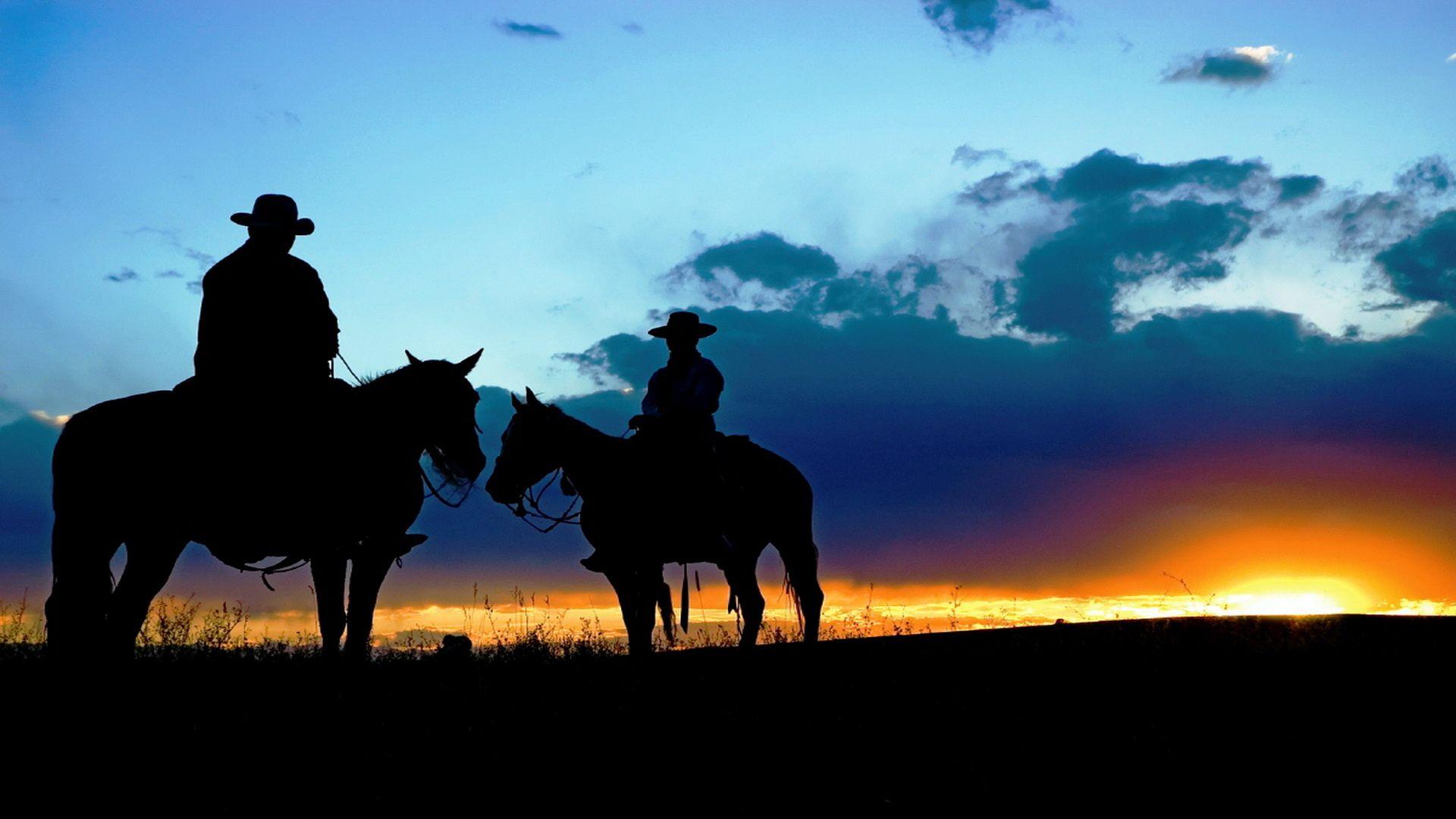 1920x1080 Cowboy Horse Wallpaper