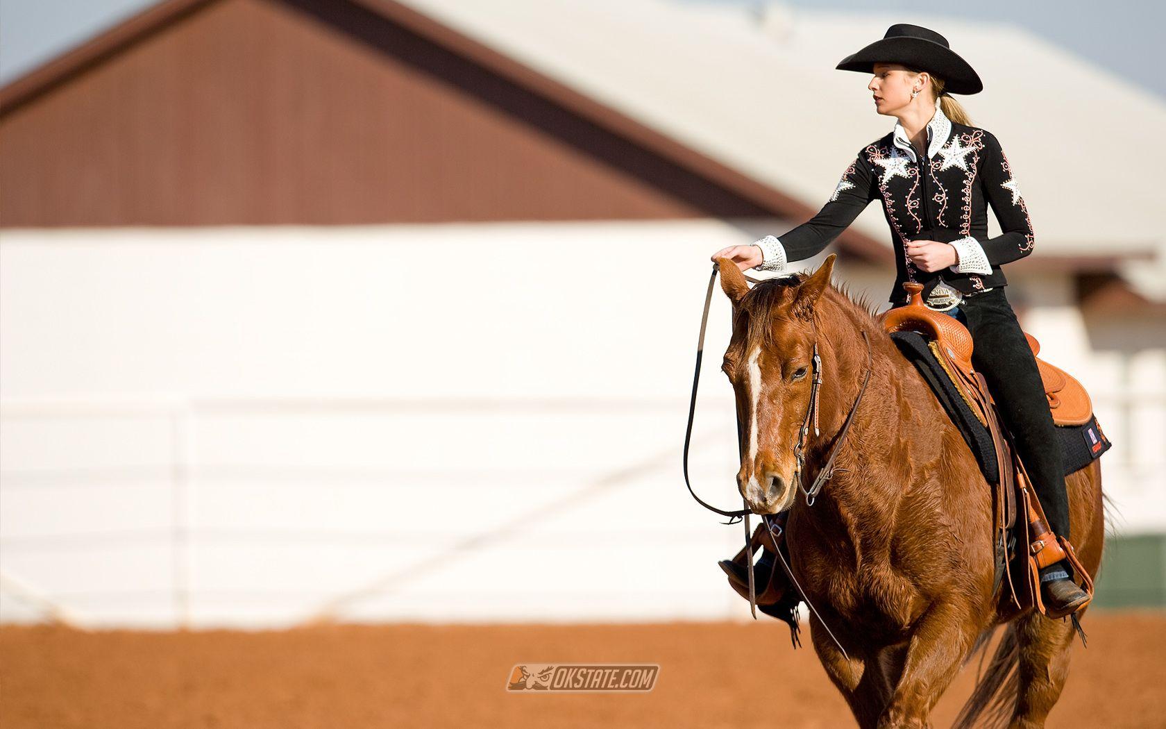 1680x1050 Cowgirl Equestrian Wallpaper State University