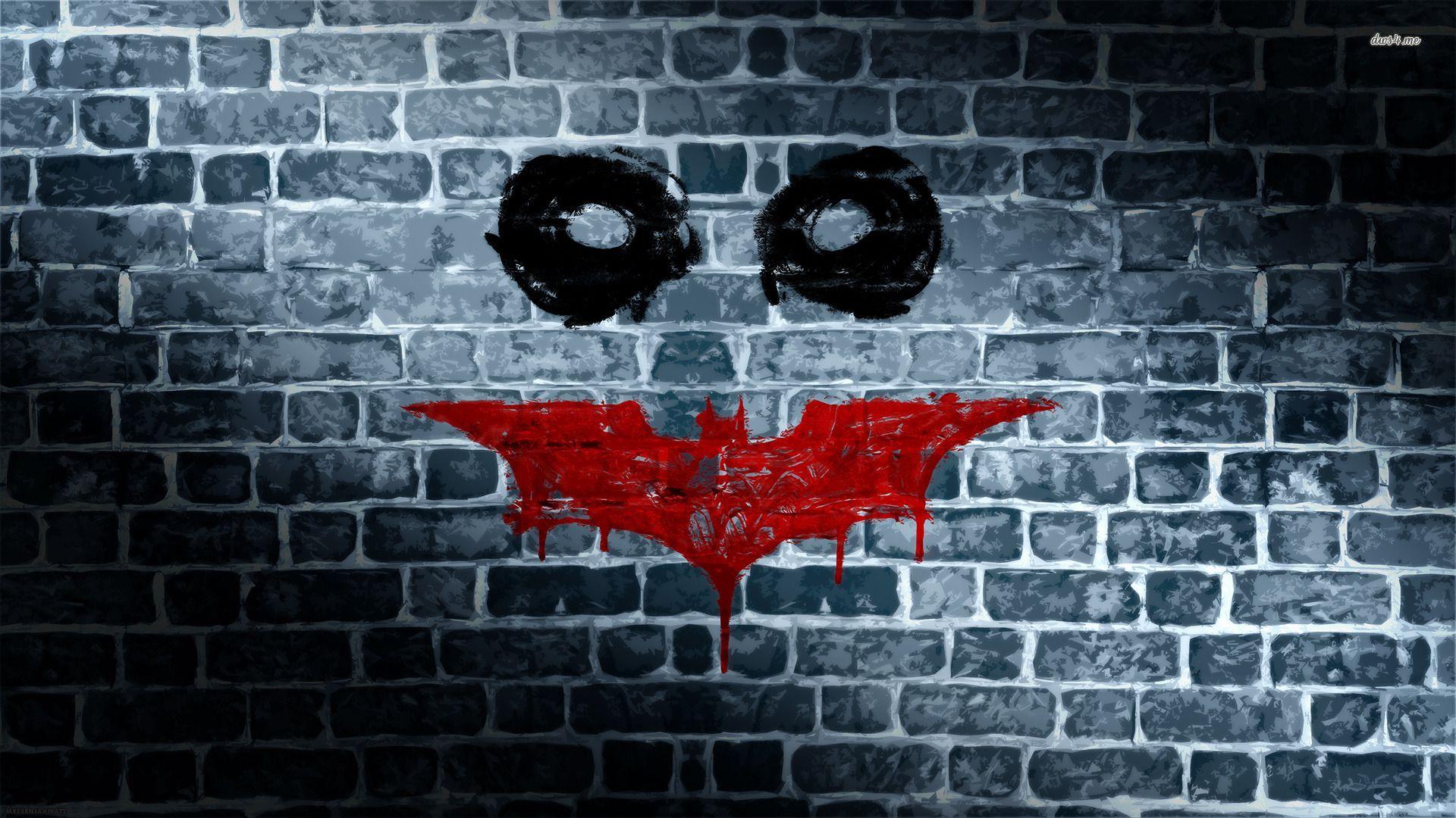 1920x1080 Joker Batman logo hình nền - Hình nền phim