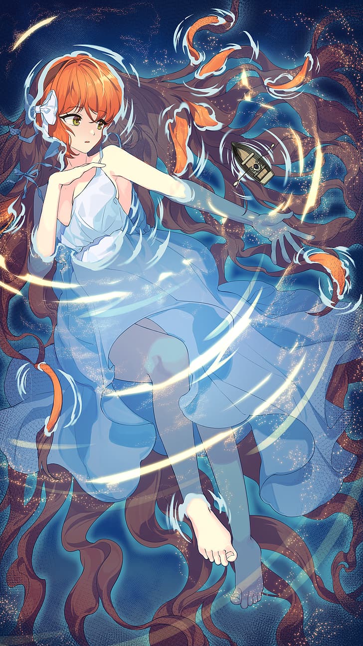 728x1294 Ishmael (Limbus Company), anime girls