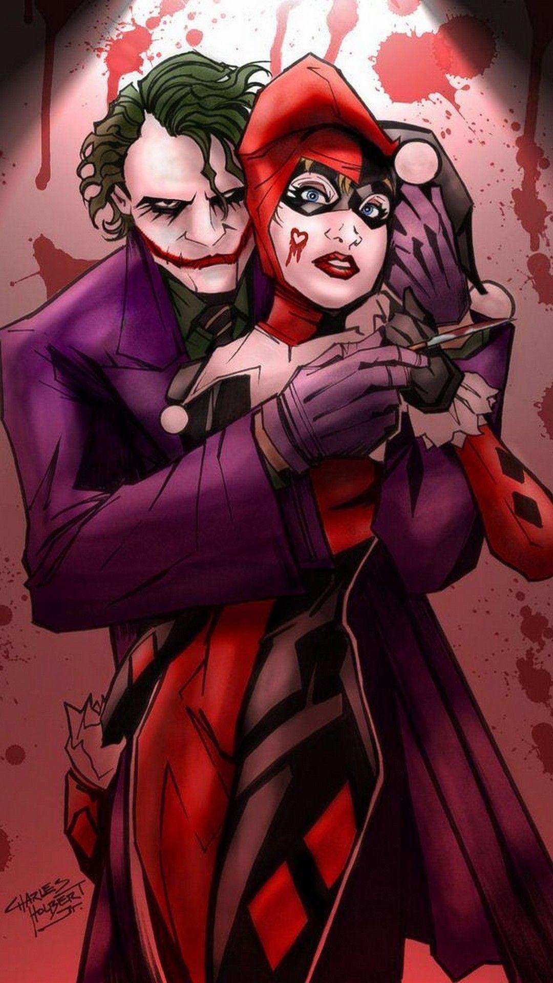 1080x1920 Joker And Harley Hình nền iPhone.  2019 Hình nền iPhone 3D