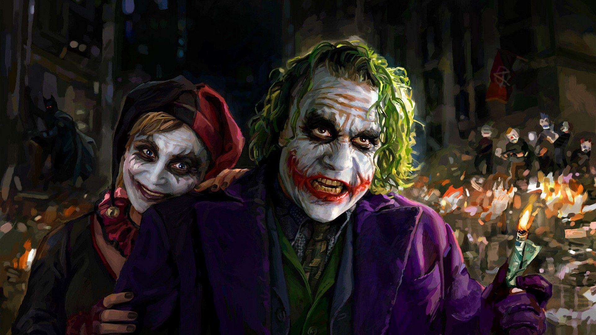 1920x1080 Wallpaper Harley Quinn and Joker HD Live Wallpaper HD