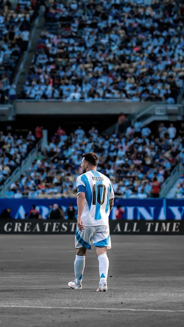 736x1308 4k Wallpaper Lionel Messi Argentina 2024