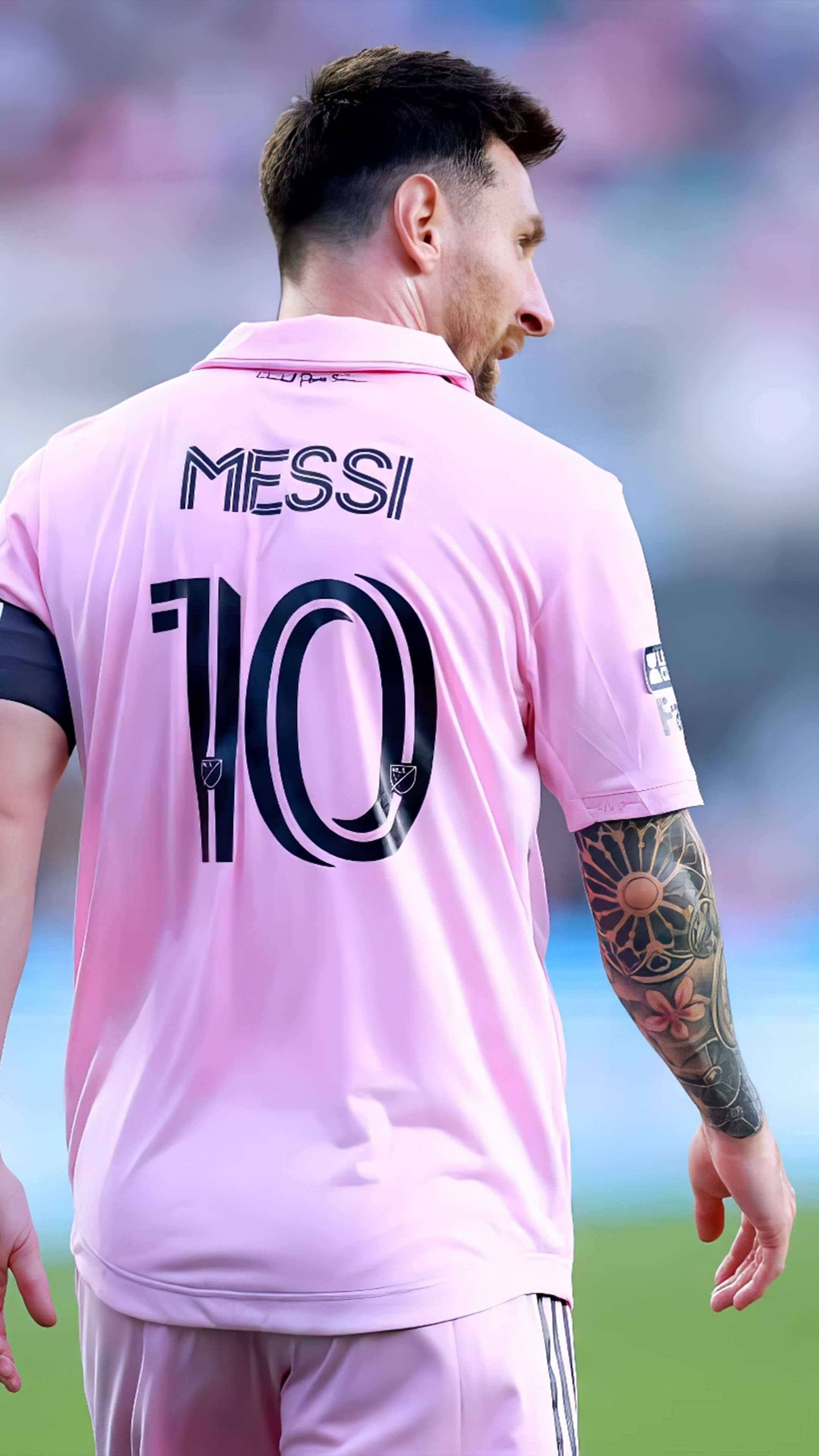 2160x3840 Messi Inter Miami 2024 Wallpaper