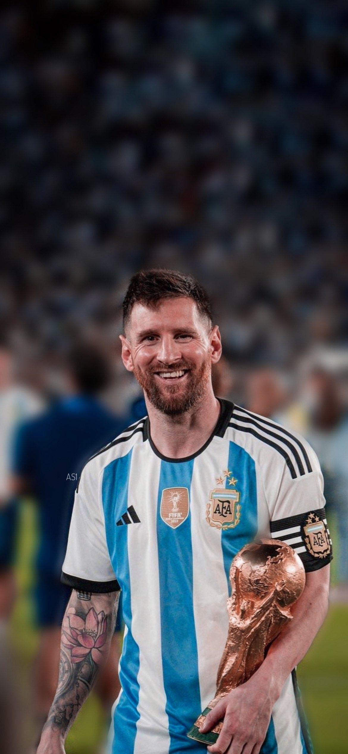 1170x2532 4k Wallpaper Messi Argentina 2023