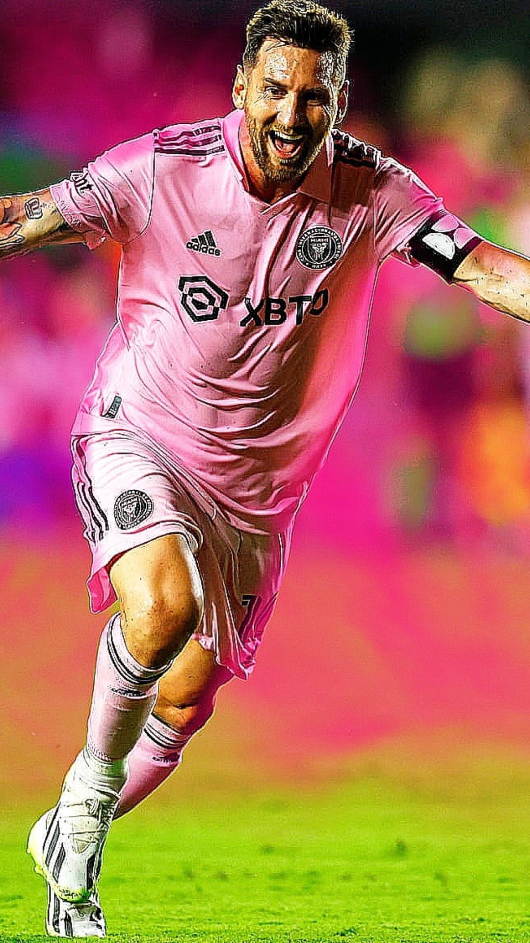 1080x1920 Messi Inter Miami 2024 Wallpaper