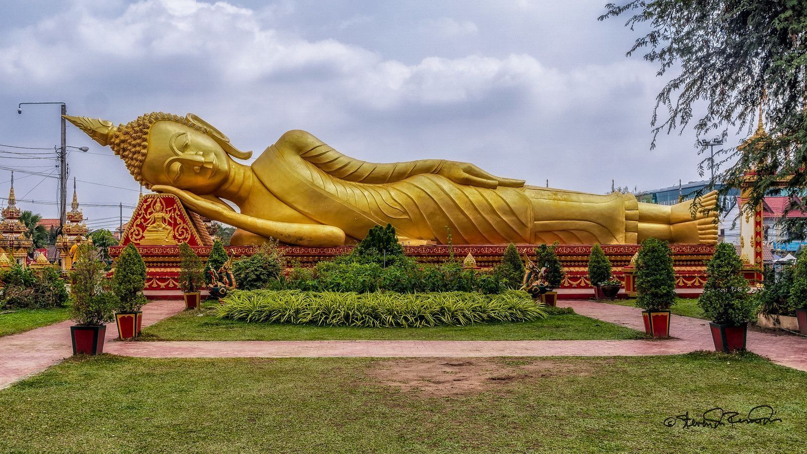1600x900 Reclining Buddha. Vientiane, Laos