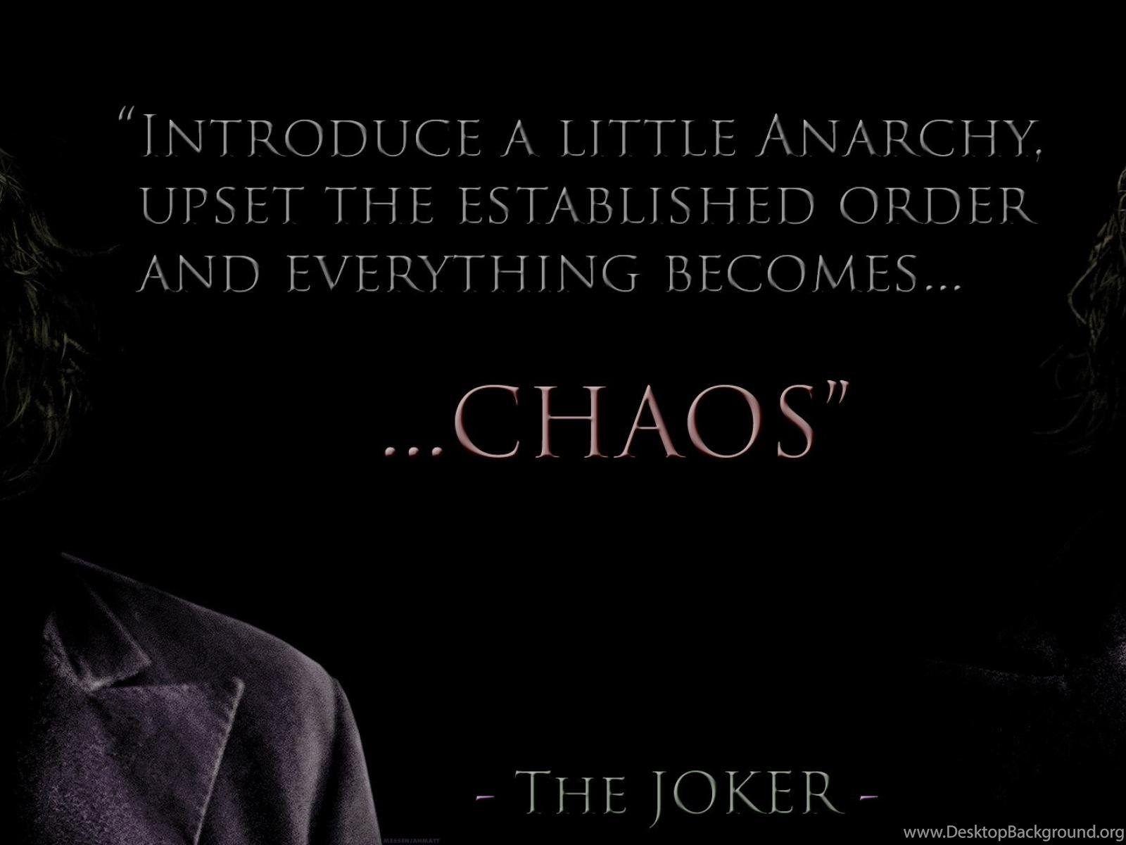 1600x1200 Quotes The Joker Batman Dark Knight Wallpaper Desktop