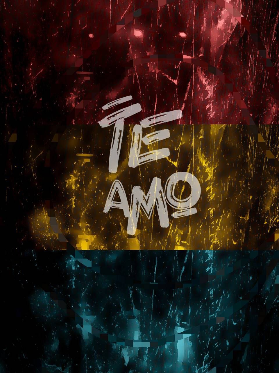 960x1280 Green Te Amo Wallpaper