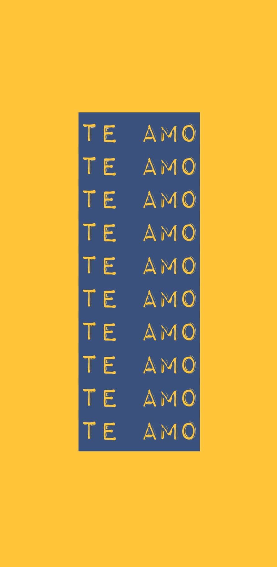 892x1825 Download Te Amo Minimalist Design