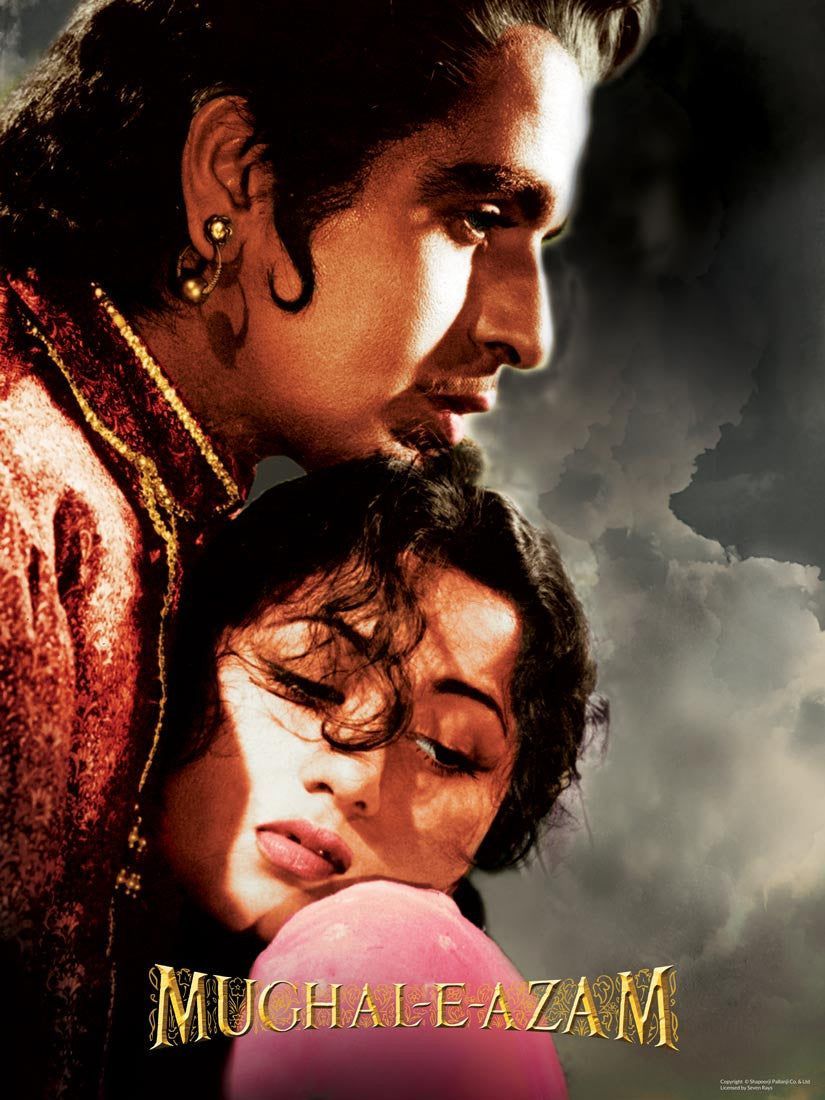 825x1100 Mughal E Azam Madhubala Dilip Kumar