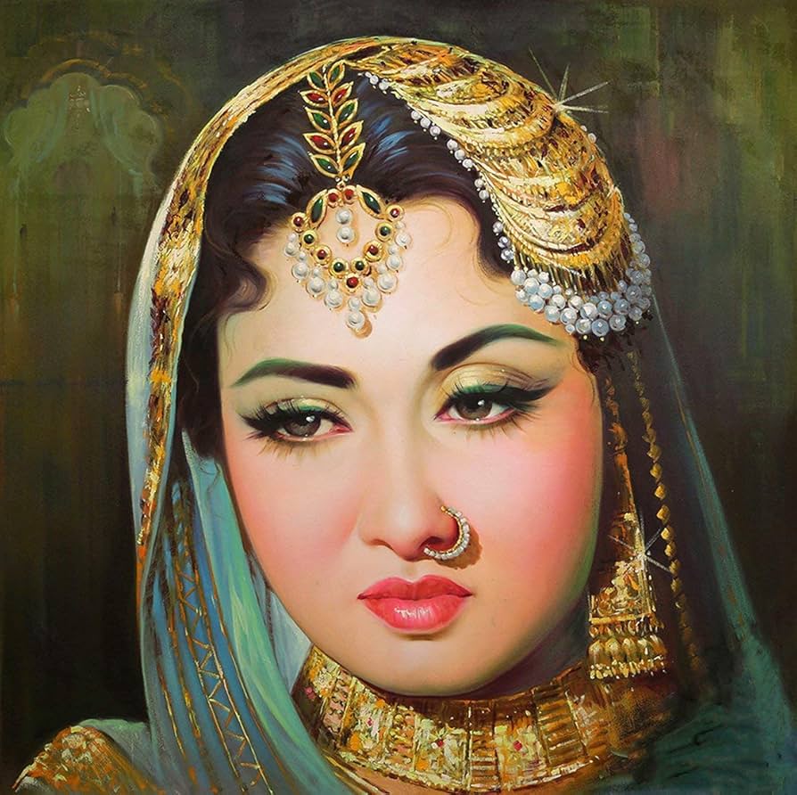 894x892 Classic Bollywood Art Poster