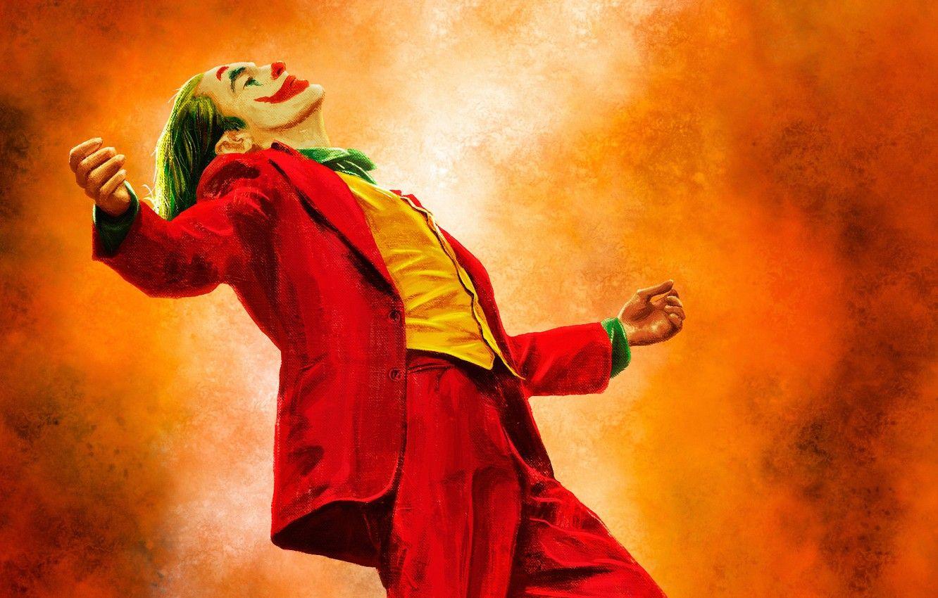 1332x850 Wallpaper figure, paint, Joker, costume, art, Joaquin