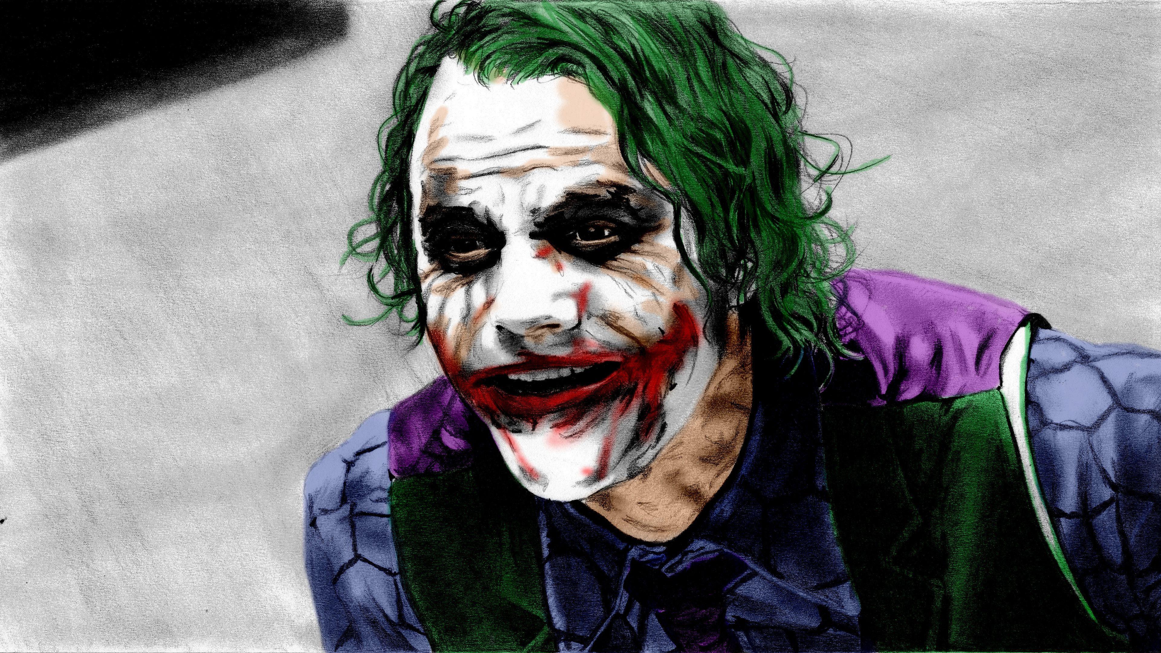 3840x2160 Wallpaper 4k Joker The Dark Knight 4k Wallpaper, Artist