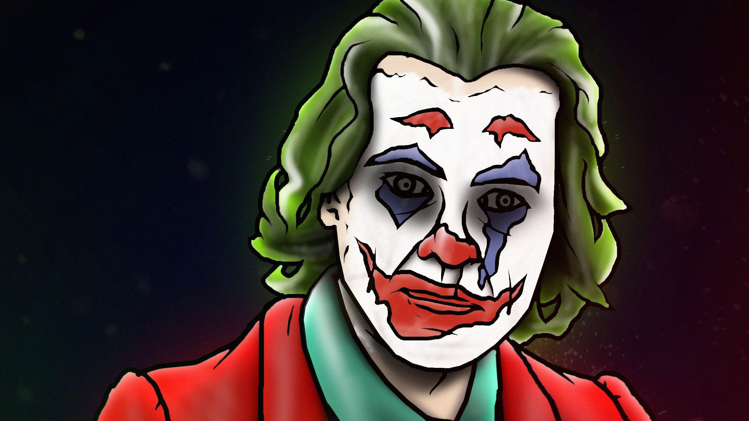 2480x1395 Joker Joaquin Phoenix Artwork, HD Superheroes, 4k Wallpaper