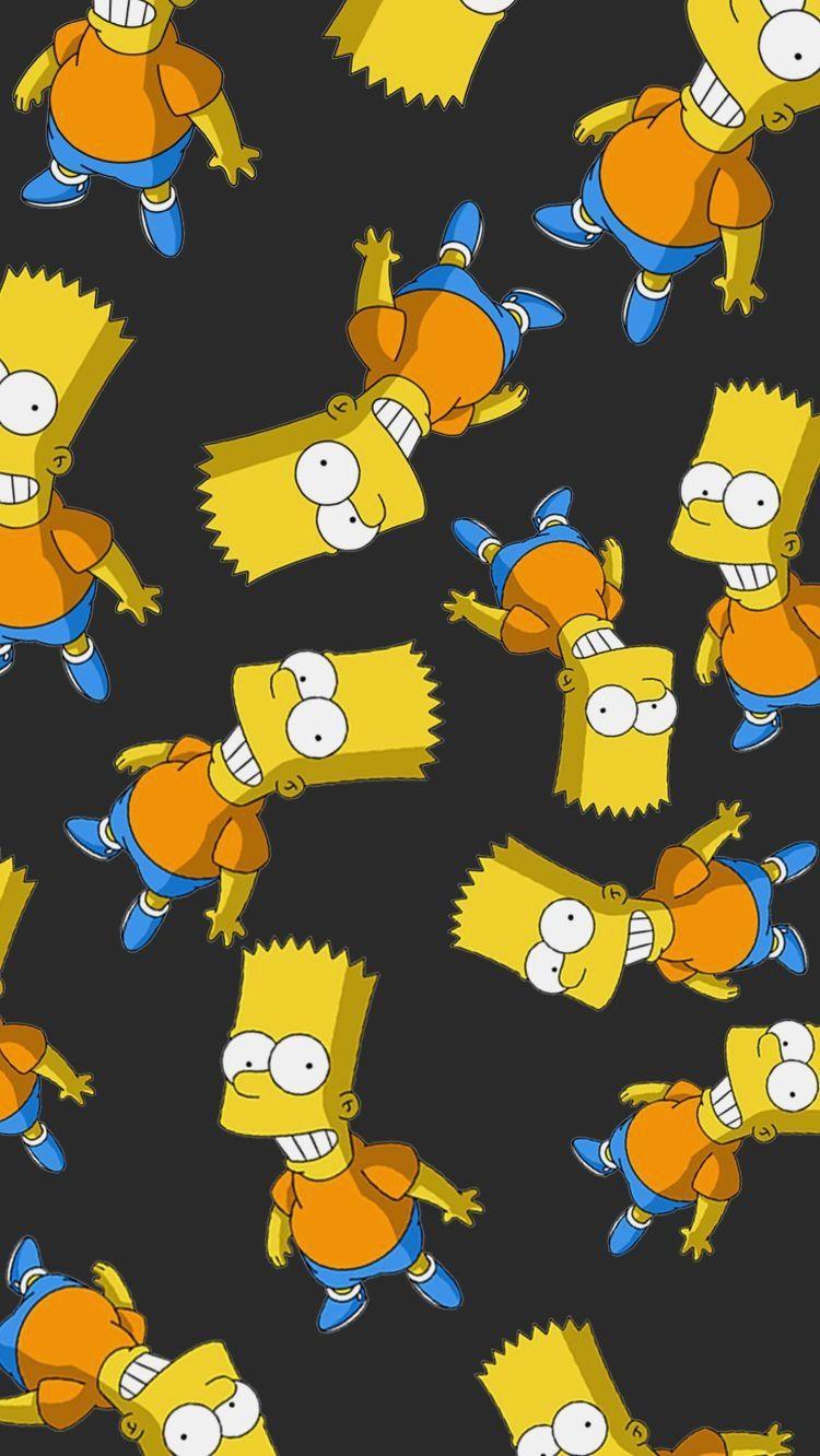 750x1332 Wallpaper iPhone7 Bart Simpson Simpson, HD Wallpaper