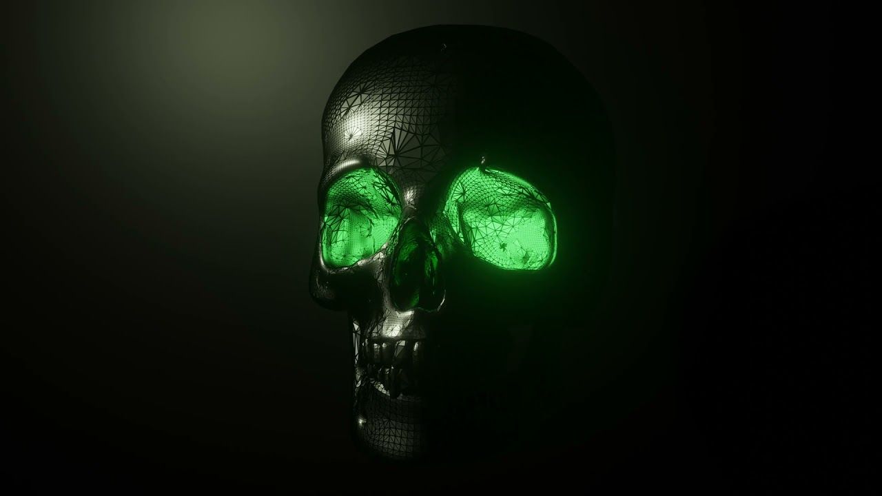 1280x720 4k Live Wallpaper Dangerous Skull