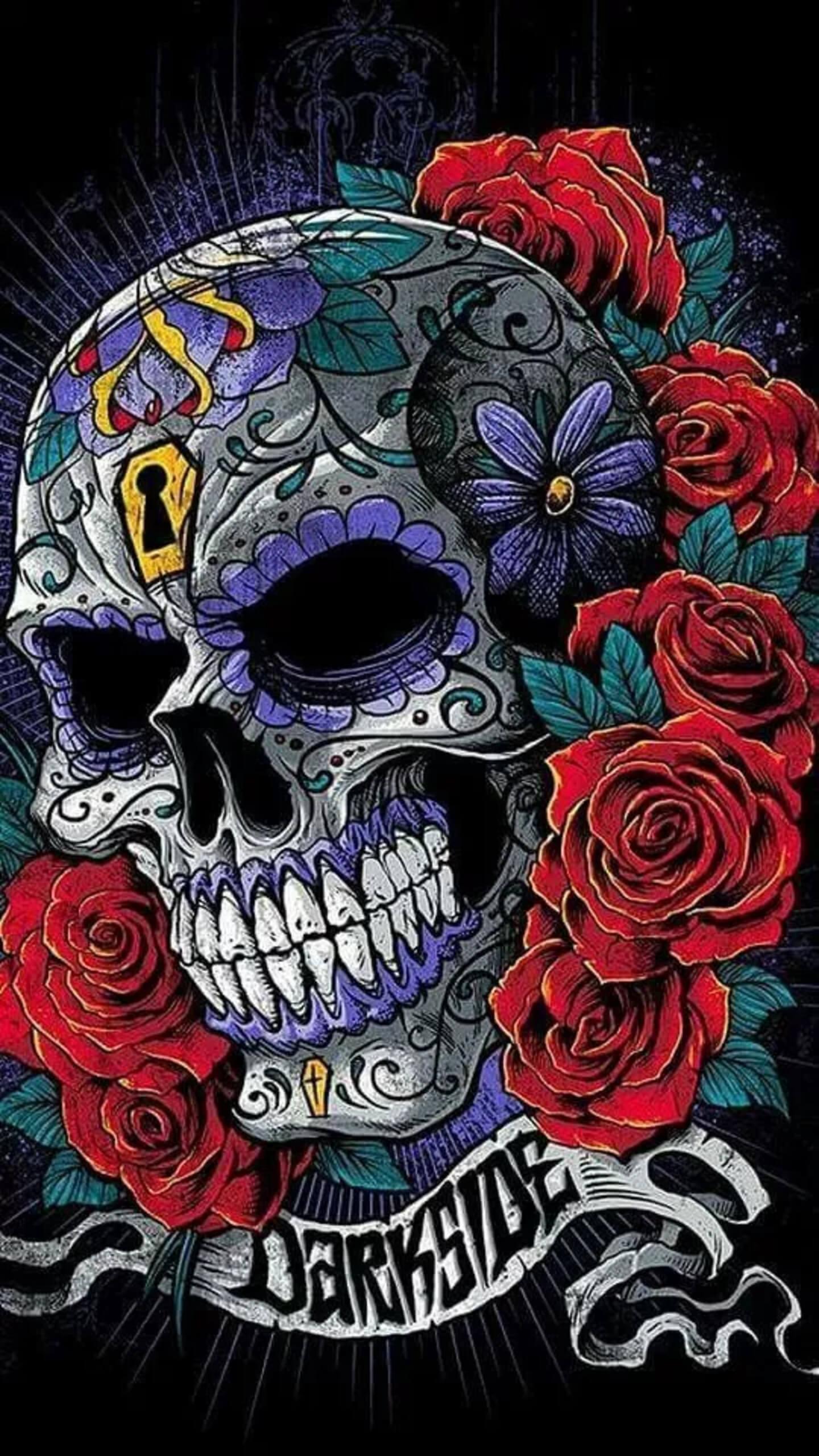 1440x2560 Sugar Skull Wallpaper HD 4K APK