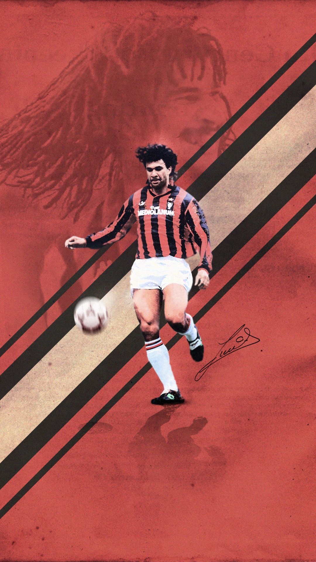 1080x1920 Download A.C. Milan Ruud Gullit Sports