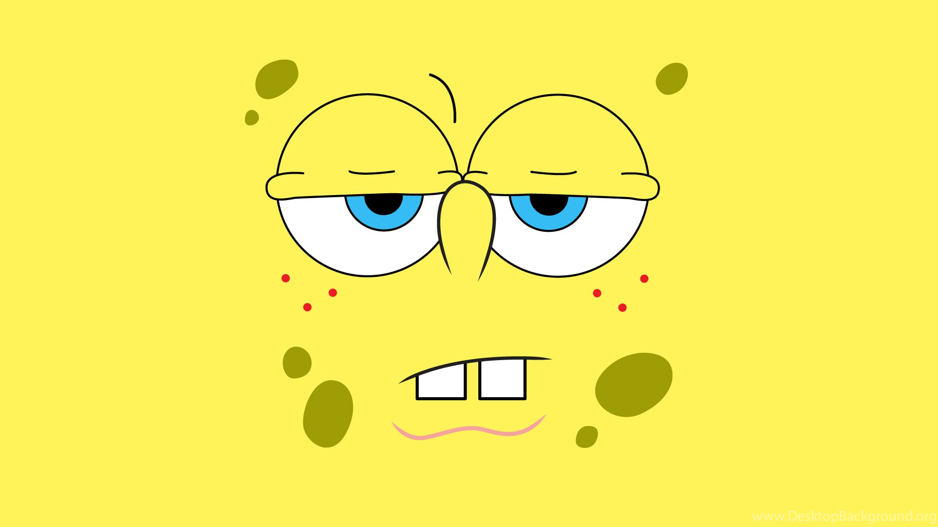 1920x1080 SpongeBob SquarePants Sad Face Wallpaper.png Desktop Background