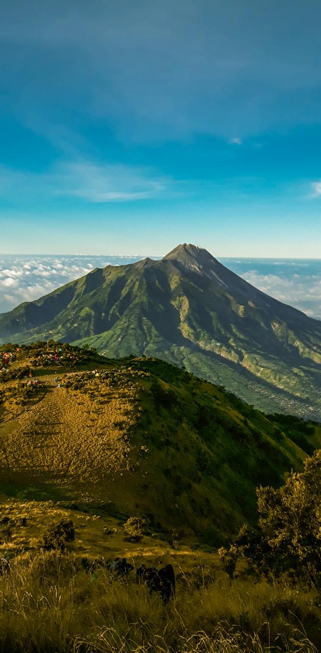630x1280 Mount Merbabu Wallpaper