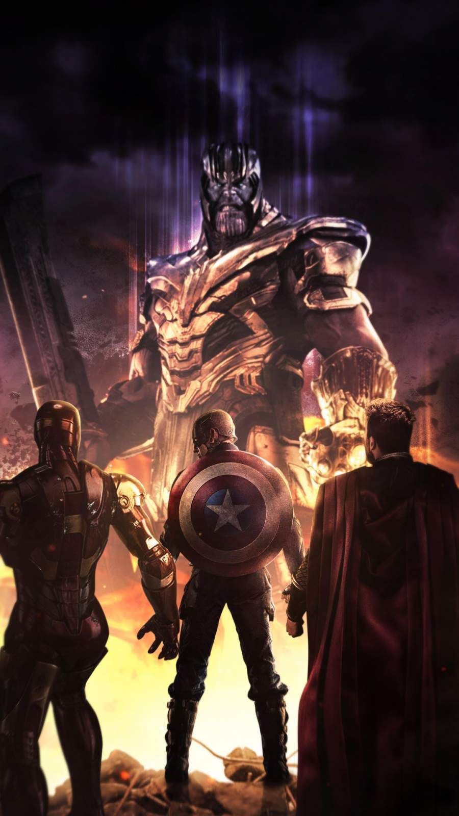 900x1600 Iron Man Thor Wallpaper