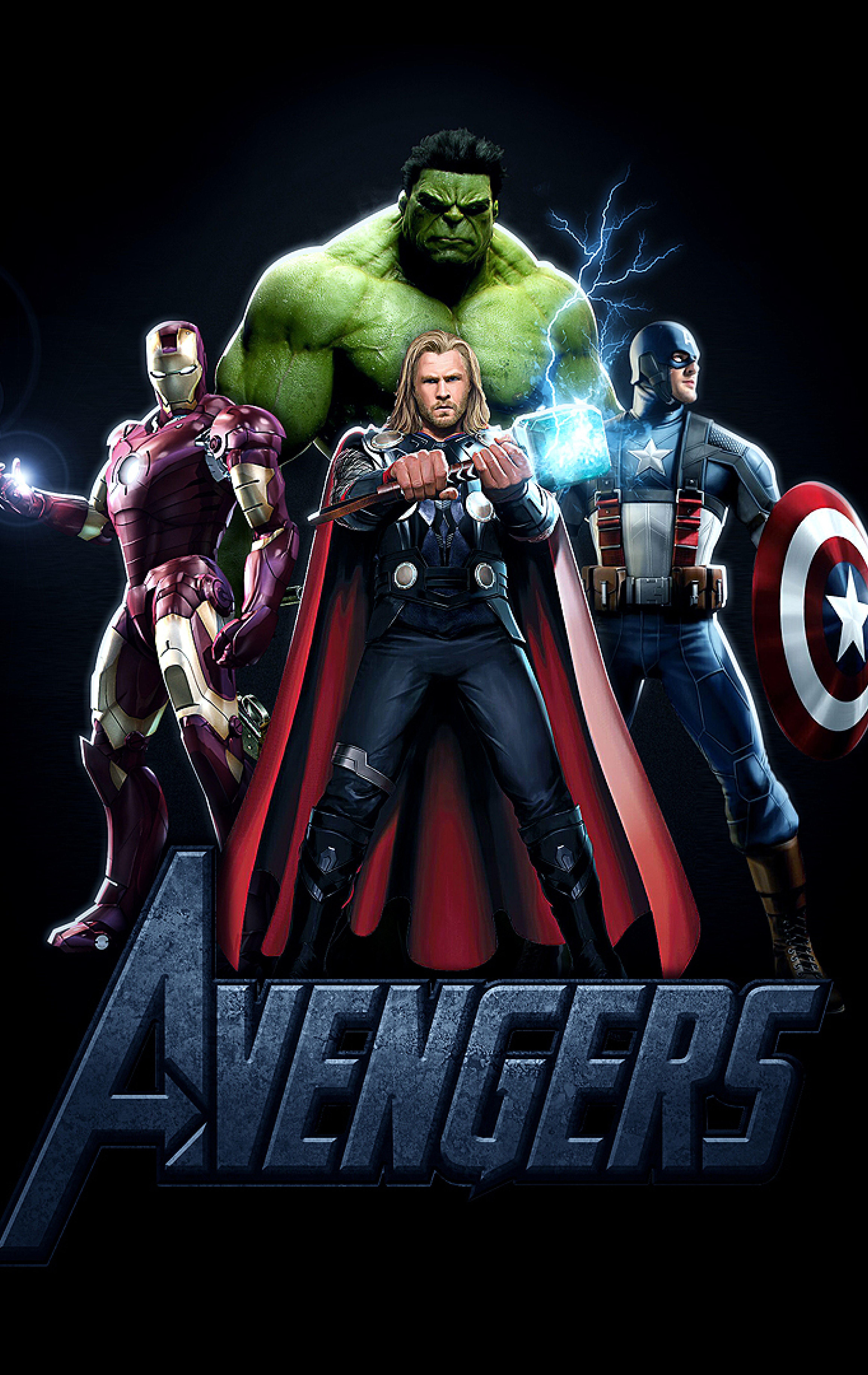 4620x7320 Avengers Thor Iron Man Captain America