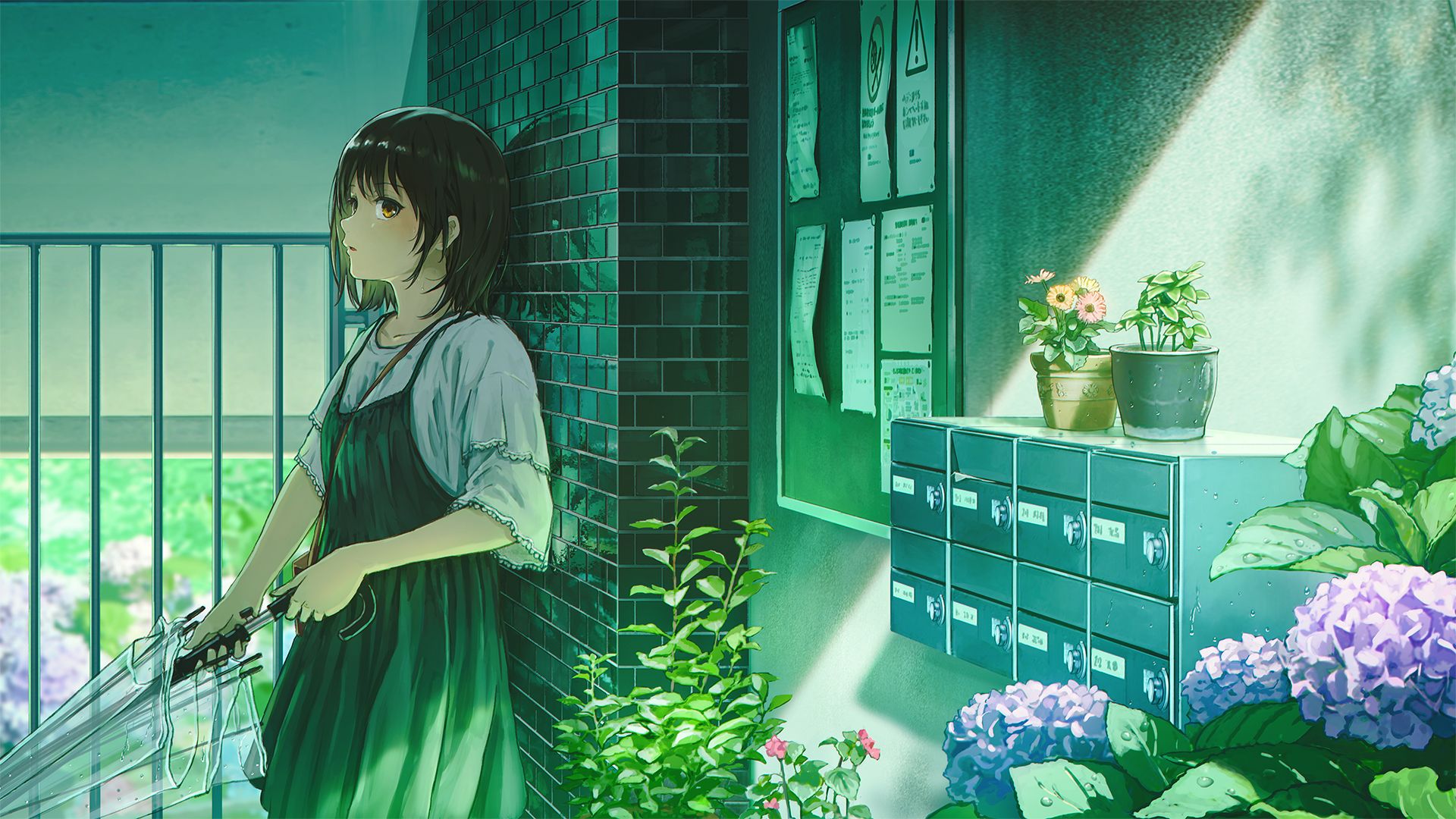 1920x1080 Anime Girl HD Alone Art Wallpaper, HD Anime 4K Wallpaper, Image and Background