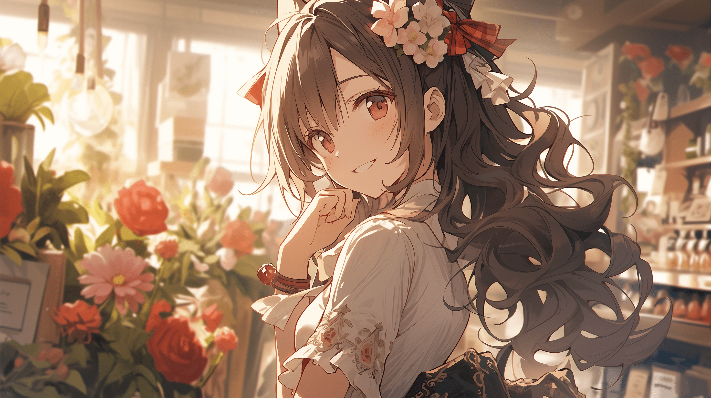 2912x1632 Floral Ambience HD Wallpaper