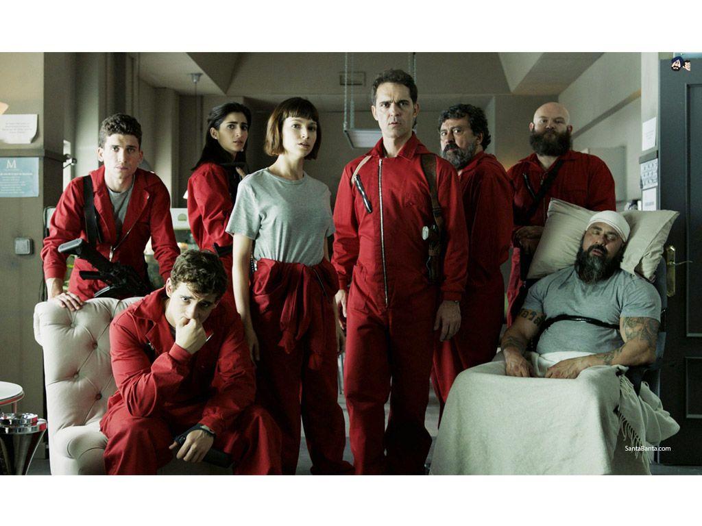 1024x768 Money Heist Wallpaper