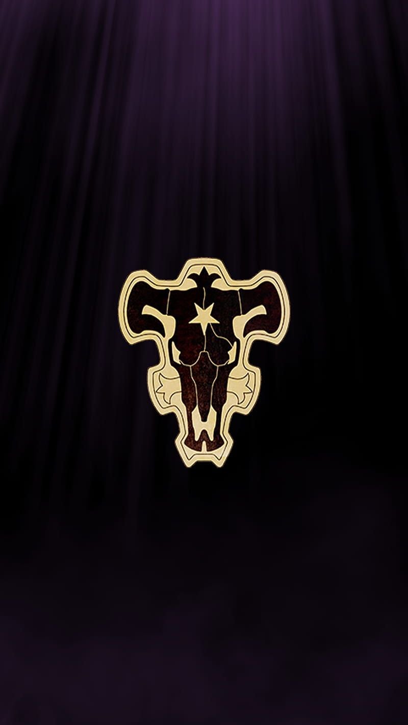 800x1422 HD black bull wallpaper