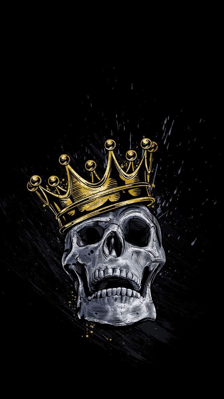 736x1308 Skull King iPhone Wallpaper