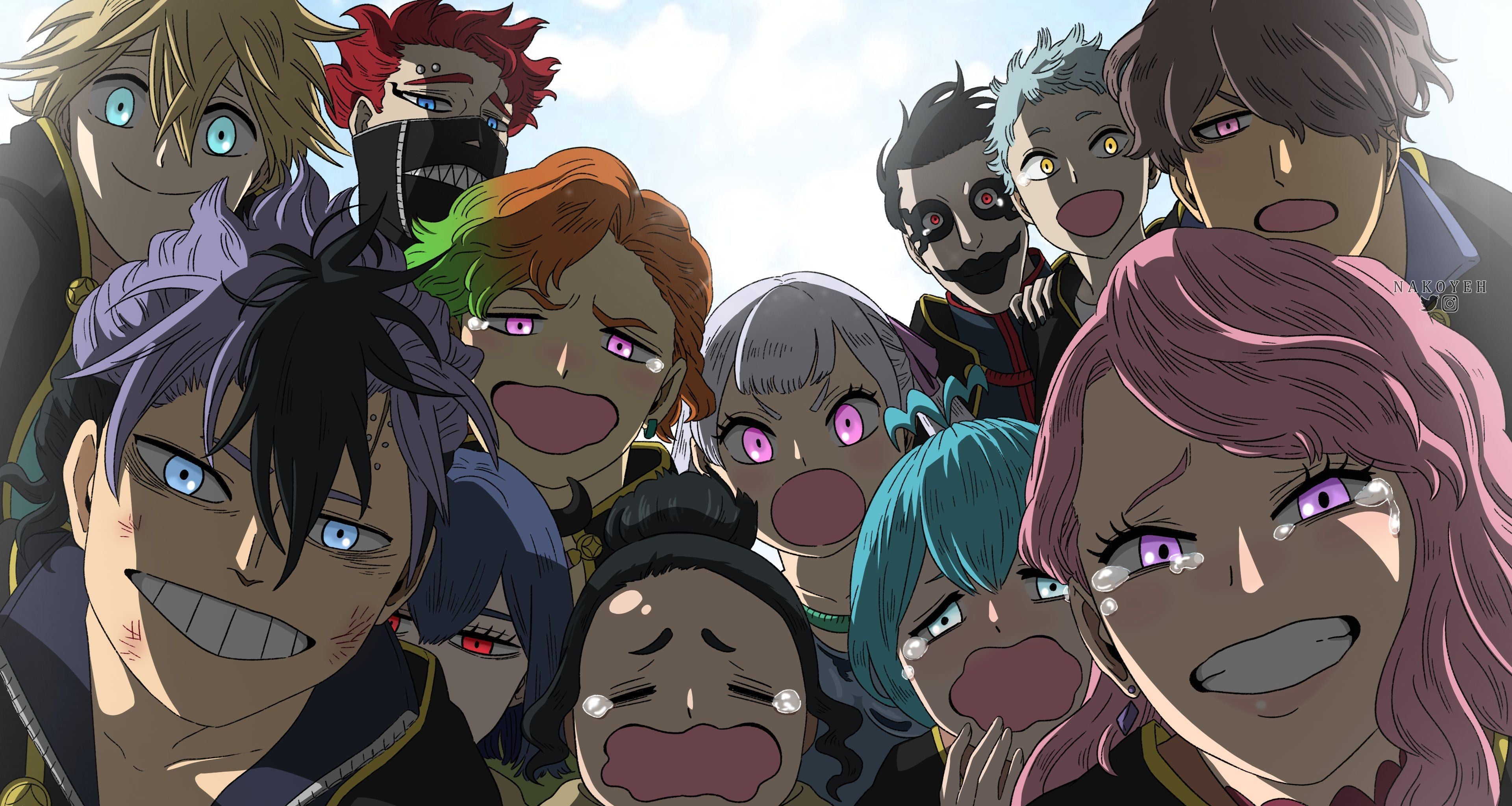3840x2048 Black Clover HD Wallpaper: Epic Squad
