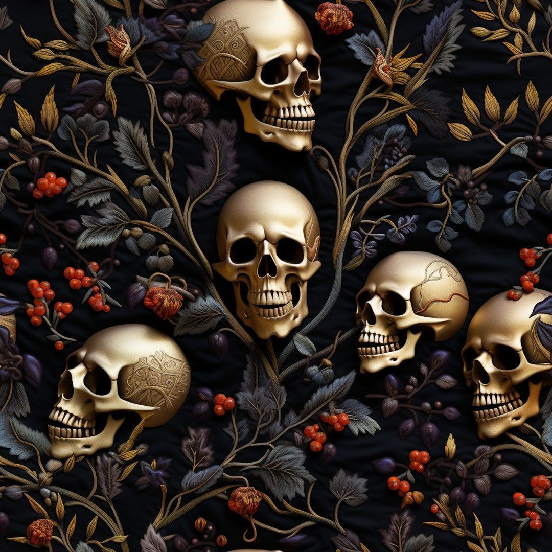 1080x1080 Skull Wallpaper Dark Aesthetic